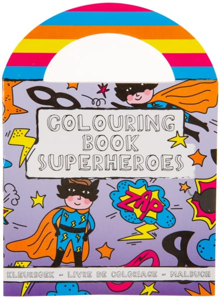 Duckiez kleurboekje met stickers superhelden - 1 stuk