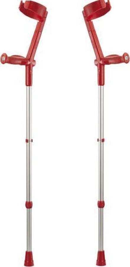 Krukken Met Zachte Handvaten Rood