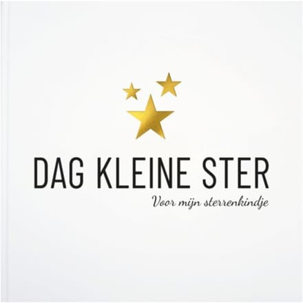 Dag kleine ster - Invulboek sterrenkindje