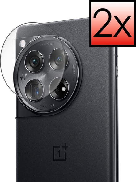 Camera Lens Protector - 2 Stuks - Geschikt voor OnePlus 12 - Camera Screenprotector - Beschermglas - Gehard Glas - Tempered Glass - Screen Protector