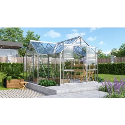 Vitavia Kweekkas Sirius - Veiligheidsglas 3mm - Aluminium - 383x383x254cm