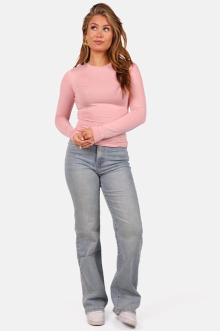 Getdrezzed Top - Maat: M - Basic travel top lichtroze