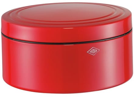 WESCO Classic Line Gebaksdoos met Deksel | 4 Liter | Metaal - Rood | Koekjesdoos