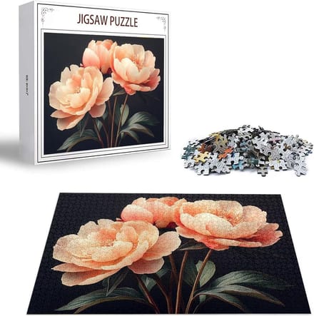Houten Puzzel - Bloemen Legpuzzel - Ontspanning Thuis - Premium Kwaliteit - 122 x 81 cm