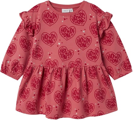 NAME IT - NMFKEA SWEAT DRESS UNB - Meisjes - Jurken - maat 86