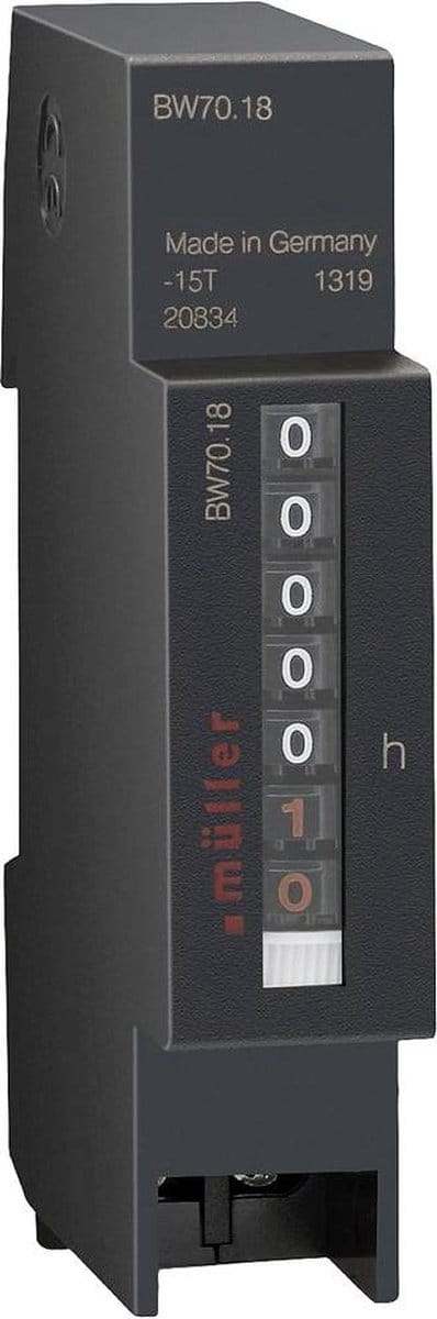 Müller BW 70.18 230V 60Hz Bedrijfsurenteller Roltelwerk