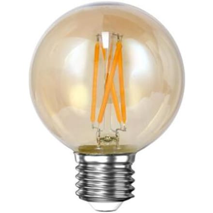 Hoyz lichtbron led [g60] filament bol Ø6 amberkleurig glas