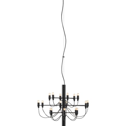 Flos 2097/18 Clear Bulbs Hanglamp - zwart