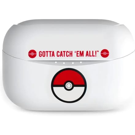 Pokémon - Pokéball - draadloze oordopjes - met oplaadcase - touch control - extra eartips - TWS earpods bluetooth