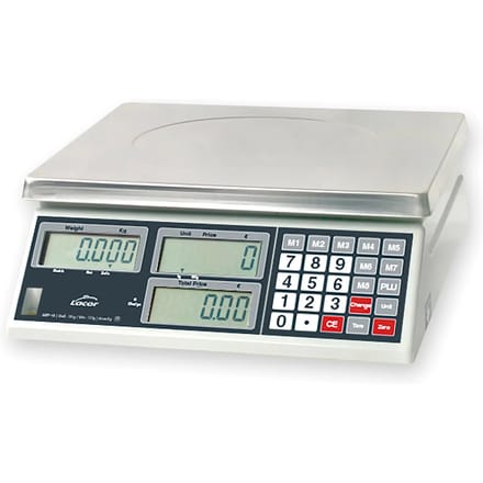 Elektronische weegschaal met vierkante basis Lacor