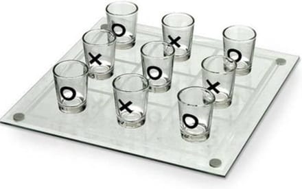 Boter, Kaas en Eieren Shotglazen - Drink Spel - Tic-Tac-Toe - Glas