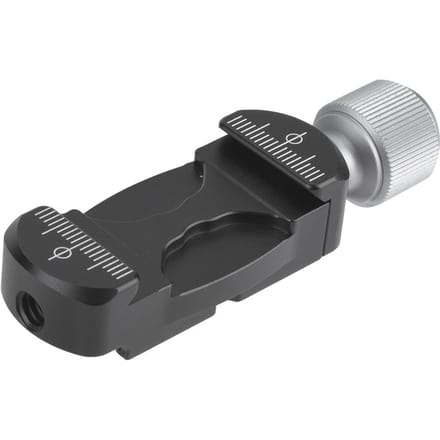 Mini Klem Extender met Koude Schoen 1/4'' Schroefgat voor L-beugel Snelkoppelingsplaat black