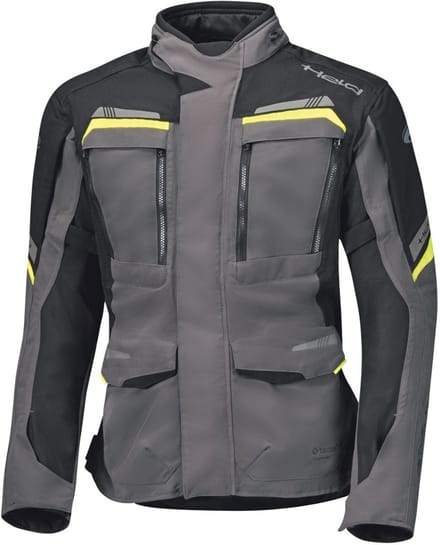 Held Lonborg Top Donkergrijs Zwart Neon Geel Textiele Motorjas - Jas