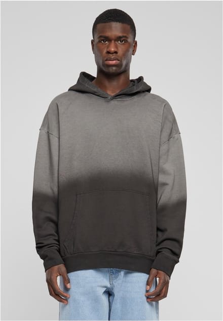 Urban Classics - Sun Bleached Hoodie/trui - S - Zwart