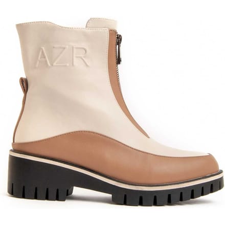 Botín Casual Para Mujer.  Montevita  Hela  96633 41 beige