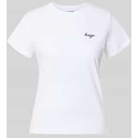 Regular fit t-shirt van puur katoen model 'Damatee_B'