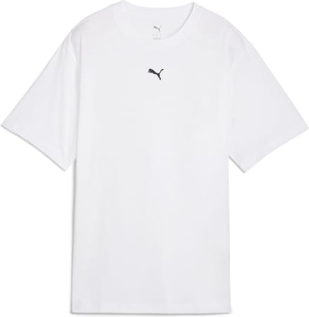 PUMA ESS Relaxed Tee Dames T-shirt - PUMA White