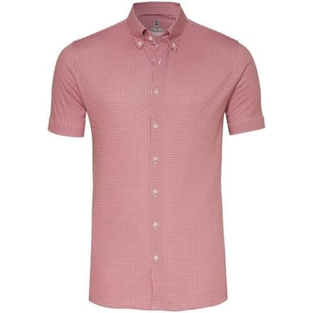 Desoto Overhemd Essential Vichy Check Button-Down Rood / male
