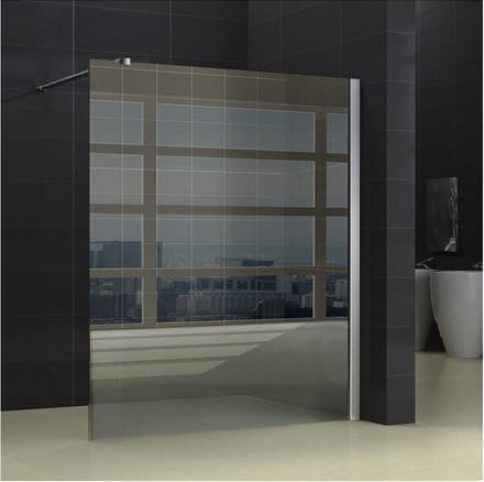 Wiesbaden Comfort inloopdouche 1300 x 2000 x 10 mm nano helder glas/chroom