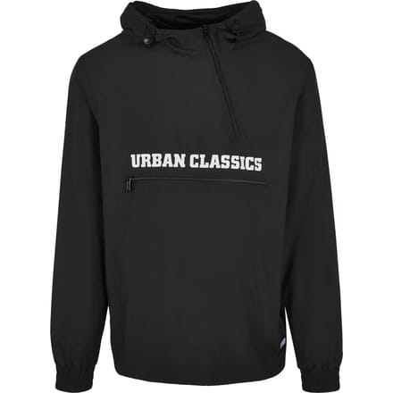 Urban Classics - Commuter Pullover Jas - L - Zwart