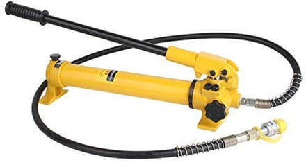 Hydraulische handpomp 700 Bar voor 4- en 10 ton cilinders