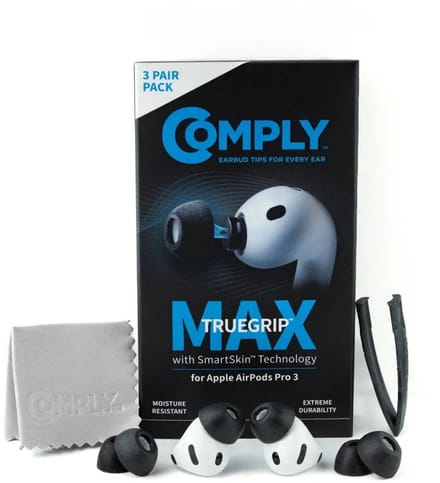 Comply Foam TrueGrip Max voor AirPods Pro 3 - maat MEDIUM, 3 paar