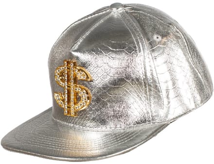 Baseball cap dollar zilver