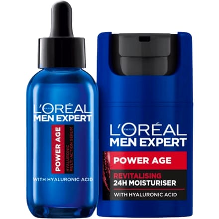 L'Oréal Paris L'Or&eacute;al Paris Men Expert Power Age Serum &amp; Revitalizing Moisturizer 30 ml + 50 ml