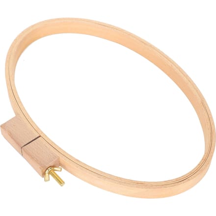 Borduurring Horizontaal Ovaal Frame Breed Houten Handwerk Desktop DIY Kruissteek Benodigdheden beige