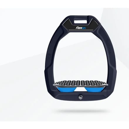 Veiligheidsstijgbeugels Endurance Aluminium/Grijs/Blauw Flex-On Safe-On