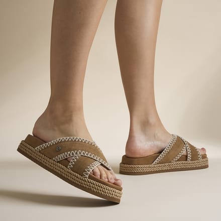 Warmbat Warmbat Nullagine Slippers cognac Suede