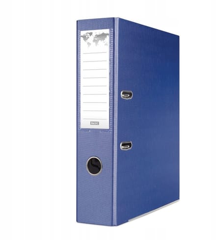 Segregator BASIC-S A4 75mm Marineblauw met Klemmechanisme