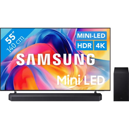Samsung Mini-led 55" M73H (2026) + Samsung HW-Q600F (2025)