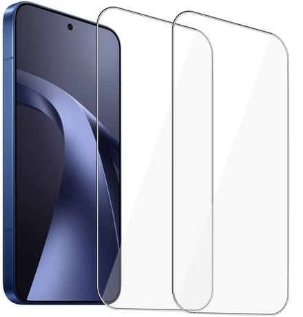 ChiGuard Screenprotector 2x geschikt voor Xiaomi 17T Pro Screenprotector - Beschermglas - Curved - GuardCover