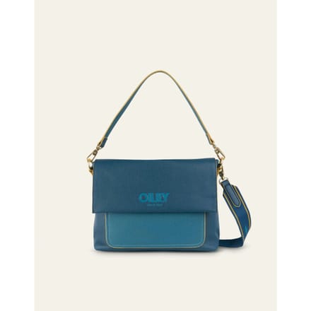Oilily Sofia - Schoudertas - Dames - Ritssluiting - Verstelbare Schouderband - Blauw - One size