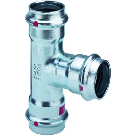Viega Prestabo 1118 staal pers T-stuk 22mm