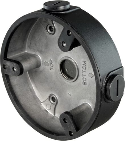 Dahua PFA137-B zwarte montagebox van aluminium