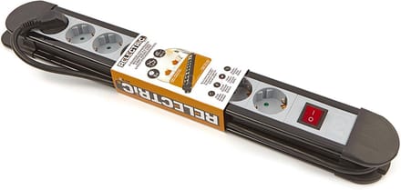 Relectric Stekkerdoos 8 Voudig Met 1,5 Meter Kabel 3 x 1,5 mm