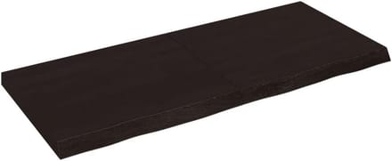 Massief Eikenhouten Tafelblad 140x60 cm - Diverse Dikte, Rustieke Natuurlijke Rand