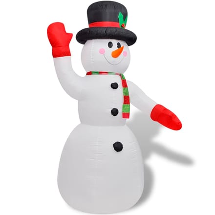 vidaXL - Opblaasbare - sneeuwpop - 240 - cm