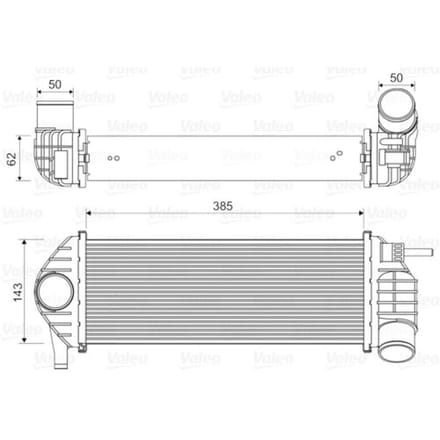 Intercooler VALEO 818584