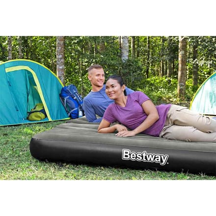 Bestway Luchtbedden Koppelbaar - Zwart - 188 cm x 99 cm x 25 cm