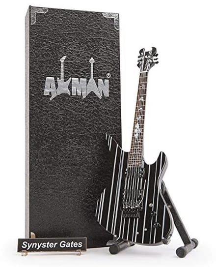 Miniatuur gitaar replica - handgemaakt 1/4 schaal incl. displaybox en standaard