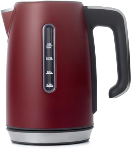 SCH® Waterkoker met Temperatuurregeling - Waterkoker - Rood - ‎15cm x 22cm x 24cm