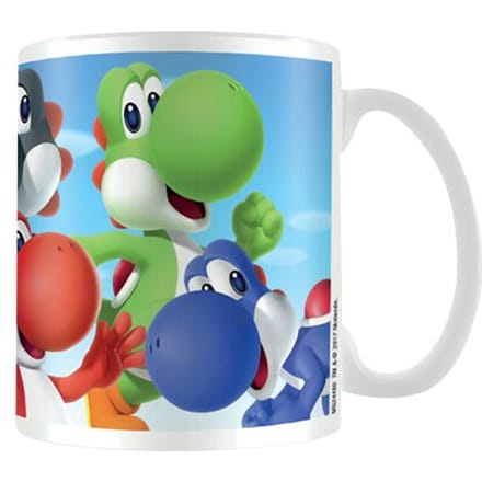 Pyramid - Super Mario (Yoshi'S) 11Oz/315Ml White - Mokken