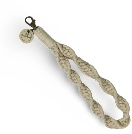 Macramé Pols Keycord - Twist - Gebroken Wit - Katoenkoord - Prijs per Stuk - Inclusief Verzendkosten