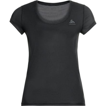 ODLO BL TOP Crew neck s/s ACTIVE F-DRY LIGHT - black - Vrouwen - Maat S