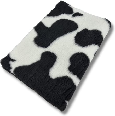 Vetbed Koeprint - Antislip Hondenmat - Hondenbed - Hondenmatras - Benchmat - 100 x 75 CM - Machine Wasbaar