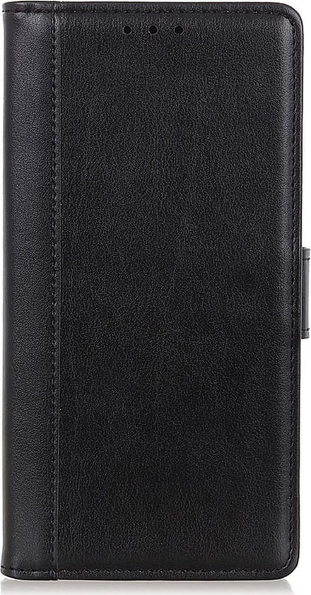 Shop4 - Samsung Galaxy S22 Plus Hoesje - Wallet Case met Pasjeshouder Grain Zwart