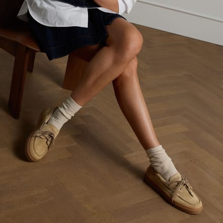 Manfield - Dames - Taupe suède bootschoenen - Maat 38